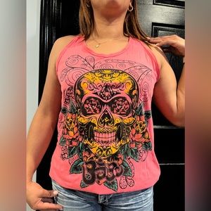 Women’s skull tank size XL